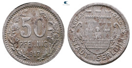 Germany. Iserlohn.  AD 1917. 50 Pfennig 1917