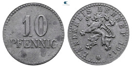 Germany. Lennep.  AD 1917. 10 Pfennig 1917