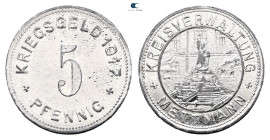 Germany. Mettmann.  AD 1917. 5 Pfennig 1917