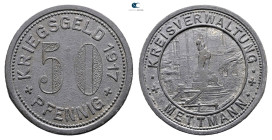 Germany. Mettmann.  AD 1917. 50 Pfennig 1917