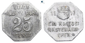 Germany. Mülheim.  AD 1917. 25 Pfennig 1917