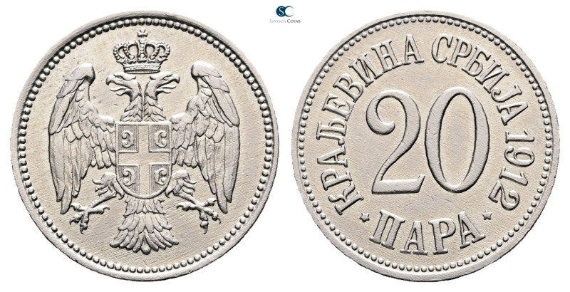 Serbia. AD 1912. 
20 Para NI

22 mm, 5,97 g



Extremely Fine