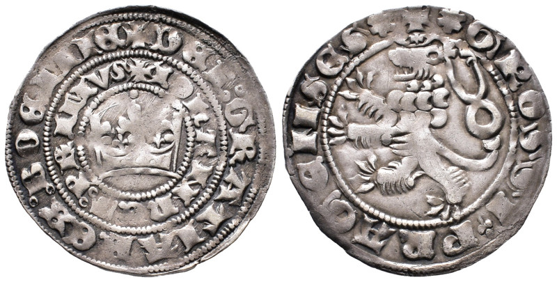 Tschechien Böhmen, Johann von Luxemburg 1310-1346, Prager Groschen. 3,67 g. Cast...