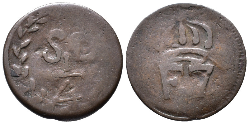 Venezuela, Santo Domingo, Ferdinand VII. 1808-1833, 1/4 Real o. J. (1810-1820) 6...