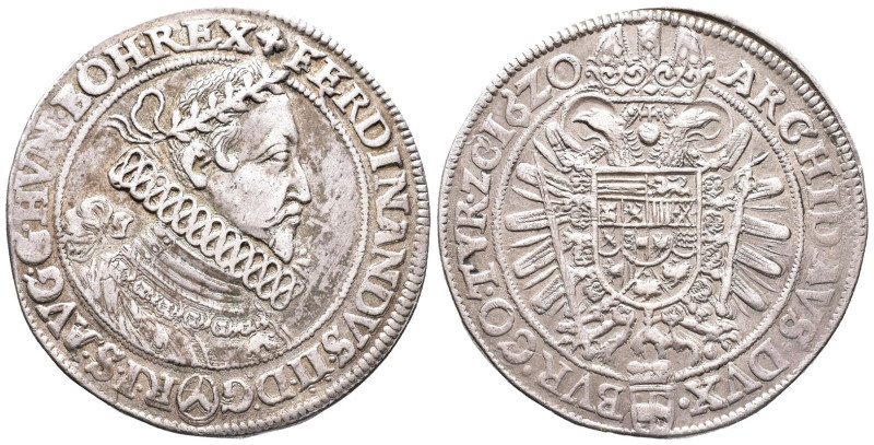 Römisch Deutsches Reich, Ferdinand II. 1592-1618-1637, Reichstaler 1620, Wien. 2...