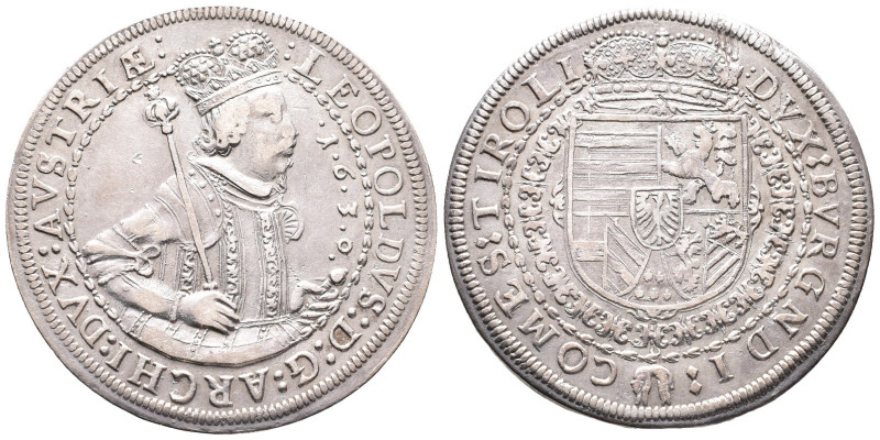 Römisch Deutsches Reich, Leopold V. 1619-1632, Reichstaler 1630, Hall. 28,02 g. ...