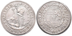 Römisch Deutsches Reich, Leopold V. 1619-1632, Reichstaler 1630, Hall. 28,02 g. Dav. 3338. Winz. Kratzer, sehr schön
