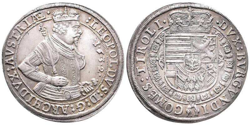 Römisch Deutsches Reich, Leopold V. 1619-1632, Reichstaler 1632, Hall. 28,44 g. ...