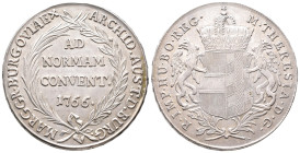 Römisch Deutsches Reich, Maria Theresia 1740-1780, Konv.-Taler 1766, Günzburg. 28,05 g. Dav. 1148. Vorzüglich