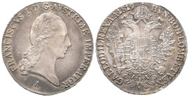 Römisch Deutsches Reich / Österreich, Franz I. 1804-1835, 1/2 Konv.-Taler 1819 A, Wien. 14,07 g. J. 189. Herrliche Patina, sehr schön-vorzüglich