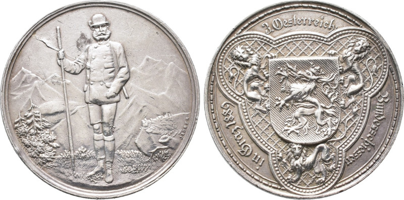 Römisch Deutsches Reich / Österreich, Franz Joseph I. 1848-1916, Silbermedaille ...