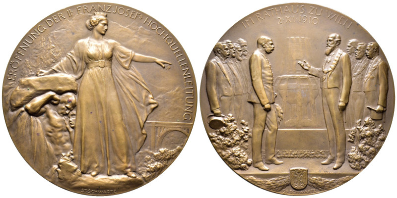 Römisch Deutsches Reich / Österreich, Franz Joseph I. 1848-1916, Bronzemedaille ...