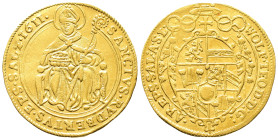 Römisch Deutsches Reich / Erzbistum Salzburg, Wolf Dietrich von Raitenau 1587-1612, Doppeldukat 1611. 6,94 g. Fb. 660; Zöttl 887. Sehr schön-vorzüglic...
