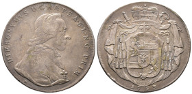 Römisch Deutsches Reich / Erzbistum Salzburg, Hieronymus Graf Colloredo 1772-1803, Konv.-Taler 1793. 27,74 g. Dav. 1265; Zöttl 3233. Kl. Randfehler, s...