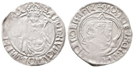 Bamberg, Georg III. Schenk von Limburg 1505-1522, 1/2 Schilling 1512. 1,33 g. Leichte Prägeschwäche, sehr schön-vorzüglich