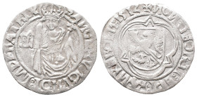Bamberg, Georg III. Schenk von Limburg 1505-1522, 1/2 Schilling 1512. 1,34 g. Sehr schön