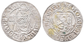Bamberg, Georg III. Schenk von Limburg 1505-1522, 1/2 Schilling 1513. 1,28 g. Attraktives Exemplar. Fast vorzüglich