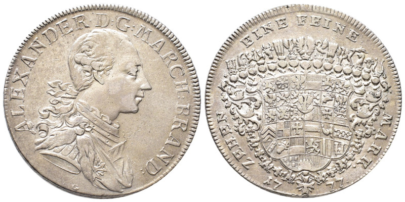 Brandenburg Ansbach, Christian Friedrich Karl Alexander 1757-1791, Konv.-Taler 1...