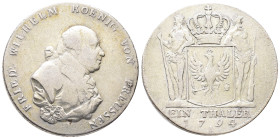 Brandenburg Preussen, Friedrich Wilhelm II. 1786-1797, Reichstaler 1794 A, Berlin. 21,95 g. Dav. 2599; Olding 3. Sehr schön