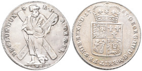 Braunschweig Calenberg Hannover, Georg III. 1760-1820, Reichstaler 1767, Clausthal. Ausbeute der Grube St. Andreas. 29,11 g. Dav. 2104; Welter 2802. G...
