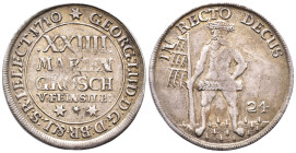 Braunschweig Wolfenbüttel, Anton Ulrich 1704-1714, 24 Mariengroschen 1710, Zellerfeld. 13,04 g. Welter 2309. Sehr schön