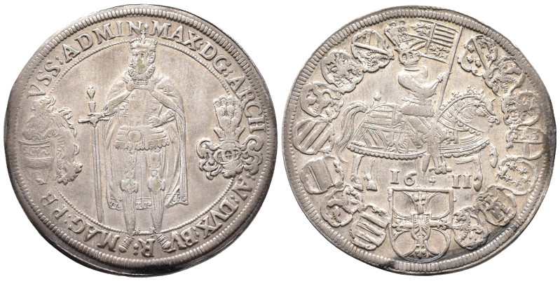 Deutscher Orden, Maximilian I. 1590-1618, Reichstaler 1611, Hall. 28,50 g. Dav. ...