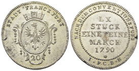 Frankfurt, Stadt, 20 Kreuzer 1790. 6,67 g. J. u. F. 923. Kl. Schrötlingsfehler am Rand, vorzüglich