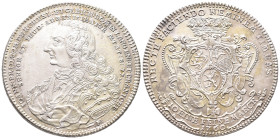 Hohenlohe Neuenstein Öhringen, Johann Friedrich II. 1702-1765, Taler 1760, Nürnberg. 28,01 g. Dav. 2351. Attraktives Exemplar mit Hübscher Patina, min...