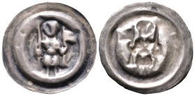 Magdeburg, Wilbrand von Käfernburg 1235-1254, Brakteat. 0,61 g. Berger 1603. Sehr schön