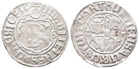 Mecklenburg Güstrow, Karl I. 1603-1610, Doppelschilling 1608, Gadebusch. 3,11 g. Kunzel 154 B/b. Attraktives Exemplar. Vorzüglich