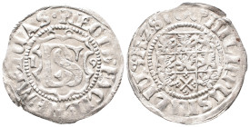Pommern Wolgast, Philipp Julius 1592-1625, Doppelschilling 1609, Franzburg. 2,51 g. Mit Münzmeisterzeichen des Caspar Rotermund. Olding 128. Attraktiv...