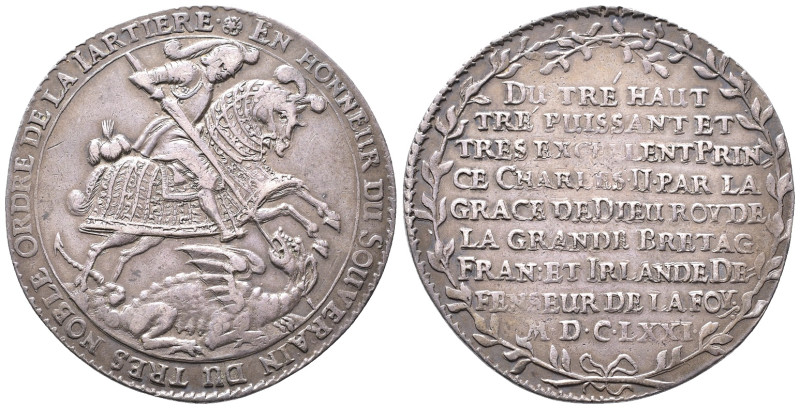 Sachsen, Johann Georg II. 1656-1680, Taler im Reichstalerfuß 1671, Dresden, auf ...