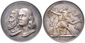 Sachsen Dresden, Stadt, Silbermedaille o. J. Prämie der Akademie der bildenden Künste in Dresden. 40 mm; 35,66 g. Slg. Merseb. 2442. In Etui. Prachtex...