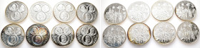 Stralsund, Stadt, kl. Konvolut von Silbermedaillen des Numismatischen Vereins Stralsund auf die Wallensteintage. 8 Stück. Enthalten sind: 1991 (2x) un...