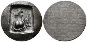 Kunstmedaillen, Güttler, Peter Götz, Weißmetall-Gussmedaille (einseitig) 1986 "Badende". 40 mm; 62,77 g. Gussfrisch
