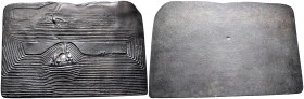 Kunstmedaillen, Güttler, Peter Götz, Weißmetall-Gussmedaille (einseitig) 1988 "Das Feld - Leben und leben lassen" 97 x 145 mm; 510,22 g. Gussfrisch