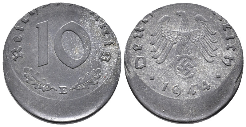 Drittes Reich, 10 Pfennig 1944 E. Verprägung. J. zu 371. Sehr schön