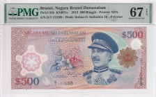 Brunei, 500 Ringgit, 2013, UNC, p31b