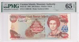 Cayman Islands, 100 Dollars, 1998, UNC, p25