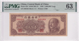 China, 1.000.000 Yuan, 1949, UNC, p426