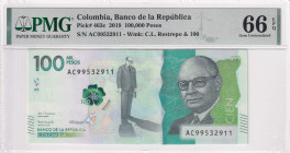 Colombia, 100.000 Pesos, 2019, UNC, p463c