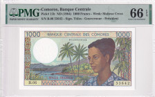 Comoros, 1.000 Francs, 1984, UNC, p11b