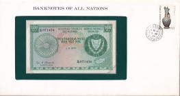 Cyprus, 500 Mils, 1979, UNC, p42c, FOLDER