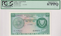 Cyprus, 500 Mils, 1979, UNC, p42c