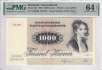 Denmark, 1.000 Kroner, 1992, UNC, p53g