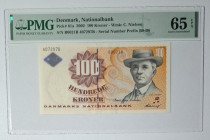 Denmark, 100 Kroner, 2002, UNC, p61a