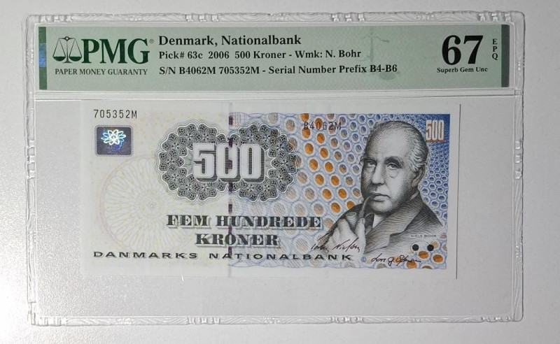 Denmark, 500 Kroner, 2006, UNC, p63c

PMG 67 EPQ

Estimate: USD 300-600