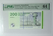 Denmark, 200 Kroner, 2016, UNC, p67f