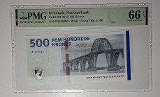 Denmark, 500 Kroner, 2019, UNC, p68f