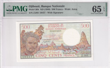 Djibouti, 500 Francs, 1988, UNC, p36b